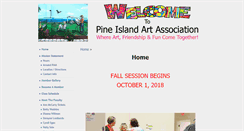 Desktop Screenshot of pineislandart.com